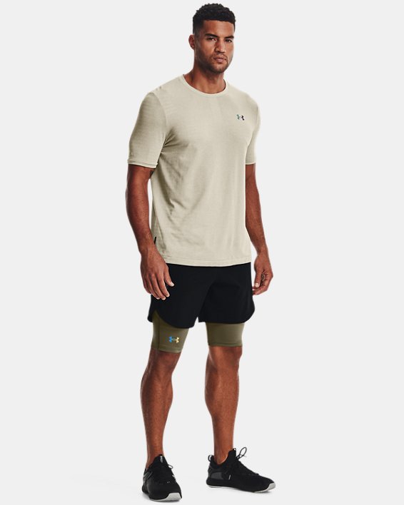 Men's UA RUSH™ SmartForm Long Shorts, Green, pdpMainDesktop image number 3